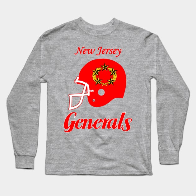 DEFUNCT - NEW JERSEY GENERALS Long Sleeve T-Shirt by LocalZonly